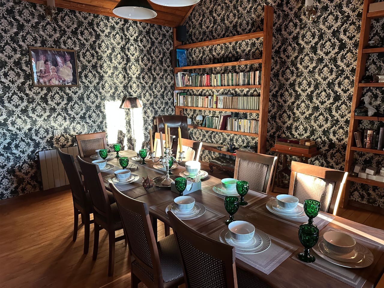 библиотека в обитель тишины