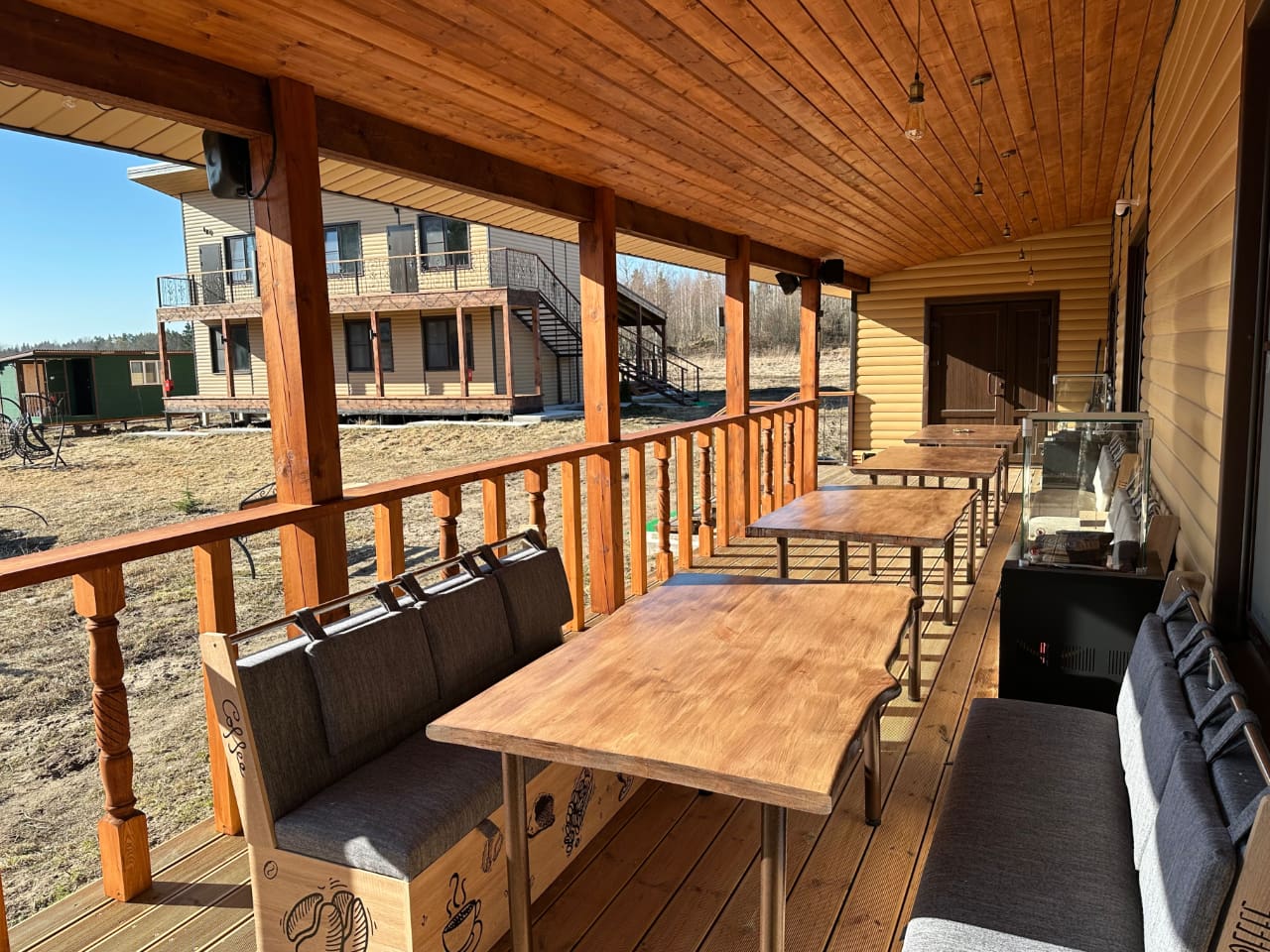 веранда ресторана обитель тишины